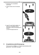 Предварительный просмотр 118 страницы Gedore DVV-100ZRS Operating Instructions Manual