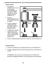 Предварительный просмотр 134 страницы Gedore DVV-100ZRS Operating Instructions Manual