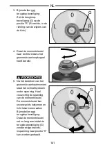 Предварительный просмотр 141 страницы Gedore DVV-100ZRS Operating Instructions Manual