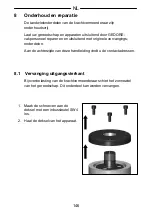 Предварительный просмотр 146 страницы Gedore DVV-100ZRS Operating Instructions Manual