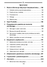 Предварительный просмотр 178 страницы Gedore DVV-100ZRS Operating Instructions Manual