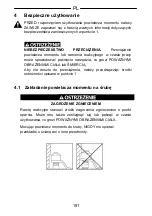 Предварительный просмотр 191 страницы Gedore DVV-100ZRS Operating Instructions Manual