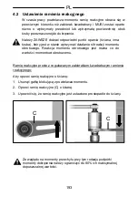 Предварительный просмотр 193 страницы Gedore DVV-100ZRS Operating Instructions Manual