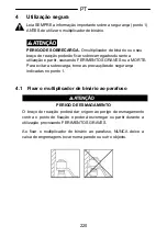 Предварительный просмотр 220 страницы Gedore DVV-100ZRS Operating Instructions Manual