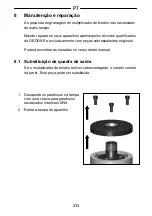 Предварительный просмотр 233 страницы Gedore DVV-100ZRS Operating Instructions Manual