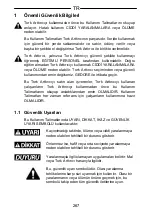 Предварительный просмотр 267 страницы Gedore DVV-100ZRS Operating Instructions Manual