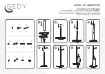 Gedy G-HIBISCUS HI32 Assembly Instructions предпросмотр