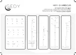 Preview for 1 page of Gedy Hibiscus HI31 Assembly Instructions