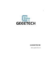 Предварительный просмотр 20 страницы Geeetech Delta Rostock mini G2S Pro Manual