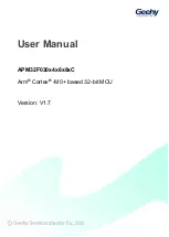 Preview for 1 page of Geehy SEMICONDUCTOR APM32F030x4x6x8xC User Manual