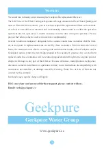 Preview for 12 page of Geekpure 50 GPD-150 GPD RO membrane Maintenance Manual