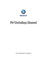 Предварительный просмотр 2 страницы Geely FC Workshop Manual