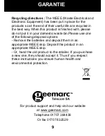 Preview for 10 page of Geemarc AMPLICALL 10 Installation Manual