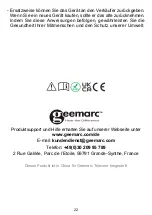 Preview for 23 page of Geemarc AMPLICALL 110 Manual