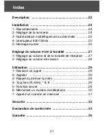 Preview for 22 page of Geemarc AmpliCL100 User Manual