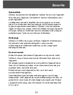 Preview for 33 page of Geemarc AmpliCL100 User Manual