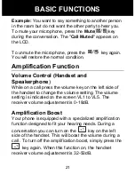 Preview for 22 page of Geemarc AMPLIDECT 260 User Manual