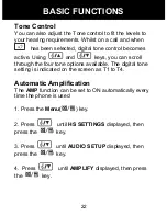 Preview for 23 page of Geemarc AMPLIDECT 260 User Manual