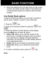 Preview for 28 page of Geemarc AMPLIDECT 260 User Manual