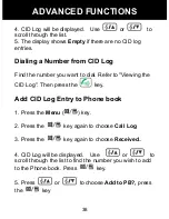 Preview for 39 page of Geemarc AMPLIDECT 260 User Manual