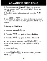 Preview for 40 page of Geemarc AMPLIDECT 260 User Manual