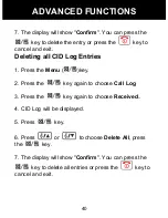 Preview for 41 page of Geemarc AMPLIDECT 260 User Manual