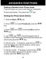 Preview for 45 page of Geemarc AMPLIDECT 260 User Manual