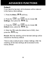 Preview for 55 page of Geemarc AMPLIDECT 260 User Manual