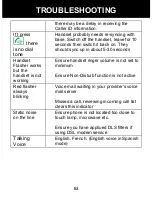 Preview for 64 page of Geemarc AMPLIDECT 260 User Manual