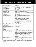 Preview for 65 page of Geemarc AMPLIDECT 260 User Manual