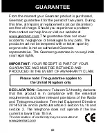 Preview for 69 page of Geemarc AMPLIDECT 260 User Manual