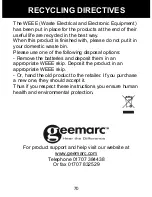 Preview for 71 page of Geemarc AMPLIDECT 260 User Manual