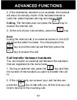 Предварительный просмотр 61 страницы Geemarc AMPLIDECT 280 User Manual