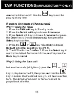 Предварительный просмотр 67 страницы Geemarc AMPLIDECT 280 User Manual