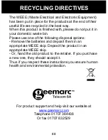 Предварительный просмотр 89 страницы Geemarc AMPLIDECT 280 User Manual