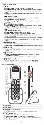 Preview for 3 page of Geemarc AMPLIDECT COMBI 595 User Manual