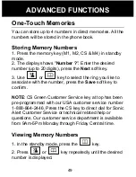 Preview for 50 page of Geemarc Amplidect350 User Manual