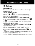 Preview for 52 page of Geemarc Amplidect350 User Manual