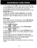 Preview for 62 page of Geemarc Amplidect350 User Manual