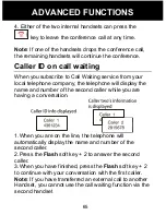 Preview for 66 page of Geemarc Amplidect350 User Manual