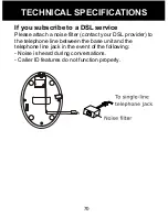 Preview for 71 page of Geemarc Amplidect350 User Manual