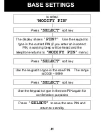 Preview for 42 page of Geemarc AmpliDECT400BT User Manual