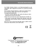 Preview for 41 page of Geemarc CL100 User Manual