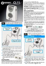 Geemarc CL11 Quick Start Manual preview