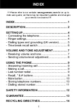 Preview for 2 page of Geemarc CL1100 User Manual