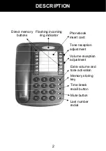 Preview for 3 page of Geemarc CL1100 User Manual