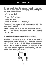 Preview for 6 page of Geemarc CL1100 User Manual