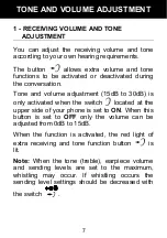 Preview for 8 page of Geemarc CL1100 User Manual