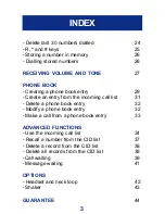 Preview for 3 page of Geemarc CL1400 User Manual