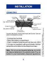 Preview for 8 page of Geemarc CL1400 User Manual